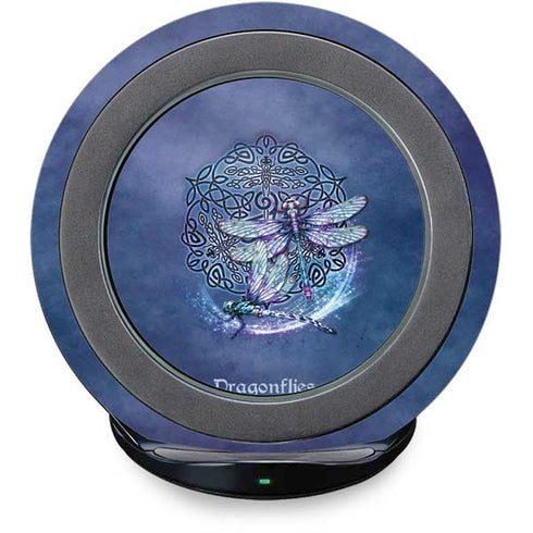 Brigid Ashwood Dragonfly Celtic Knot Fast Charge Wireless Charging Stand Skin
